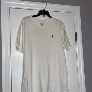 Polo by Ralph Lauren White Short Sleeve Tee XL 18-20